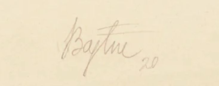 Varvara Stepanova's signature