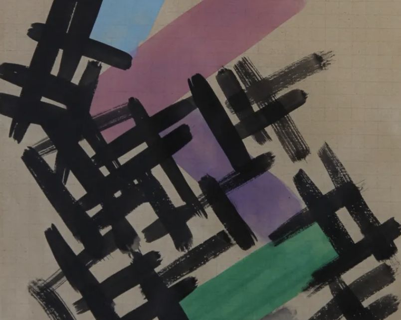 Varvara Stepanova, gouache on paper