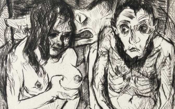 Max Beckmann, gravure