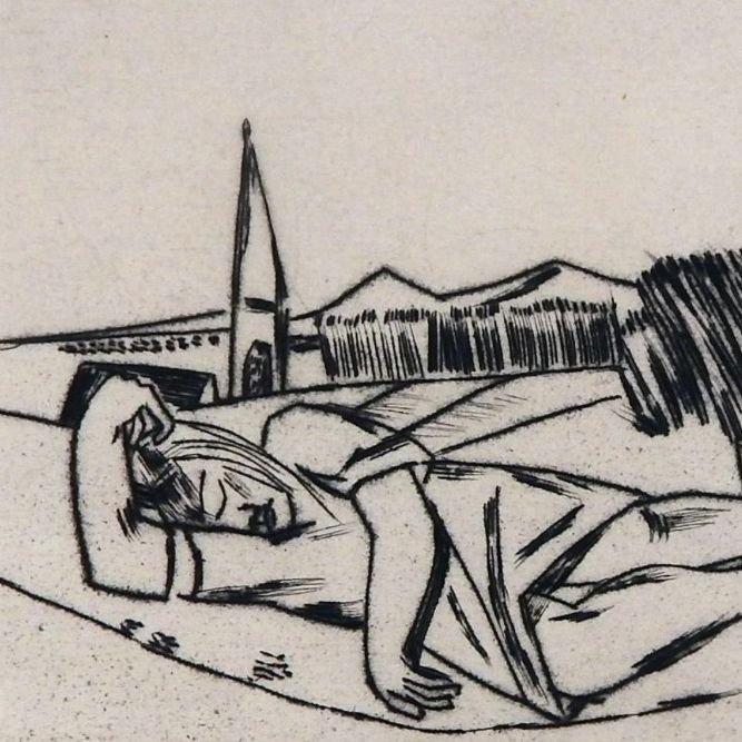 Max Beckmann, gravure