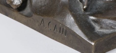 Signature de Auguste Cain