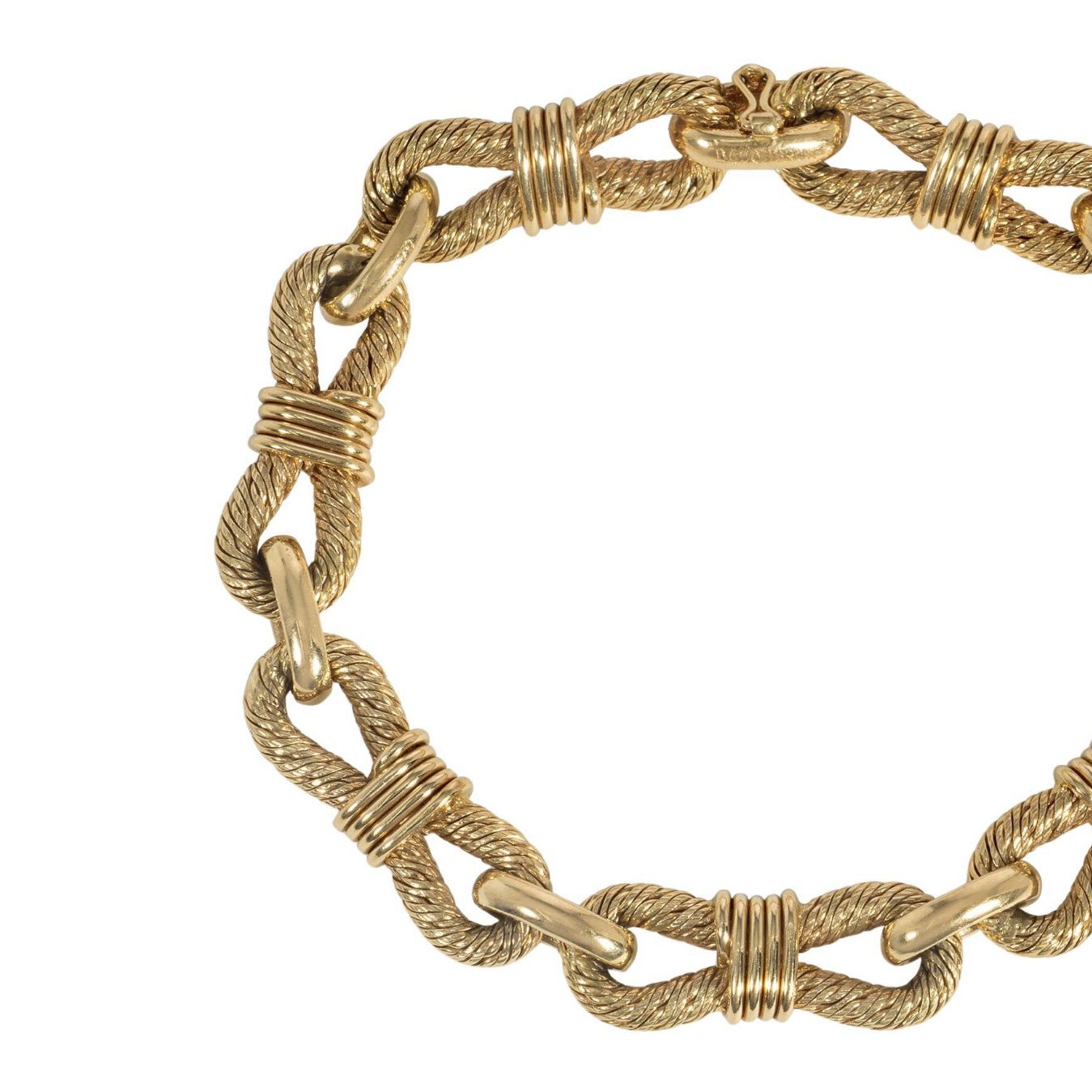 Georges Lenfant, bracelet noeuds marins en or