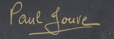 Paul Jouve's signature