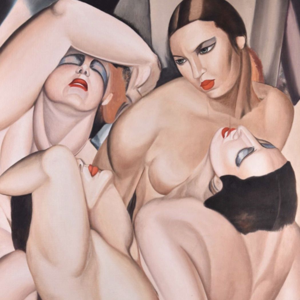 Tamara de Lempicka, huile sur toile
