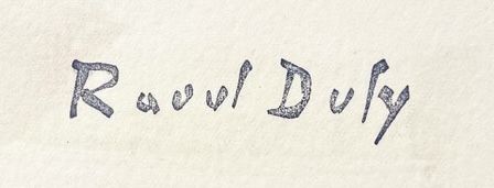 Signature of Raoul Dufy