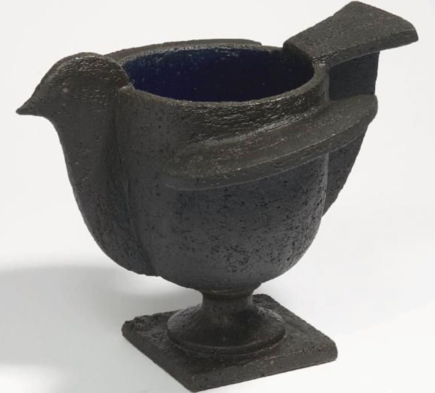 François-Xavier Lalanne, stoneware pot depicting a bird