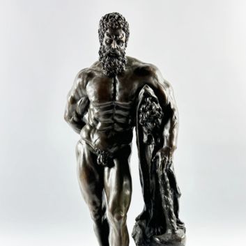 Hercules Farnese, bronze, reproduction after Glycon of Athens