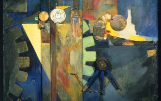 Kurt Schwitters, oil on canvas