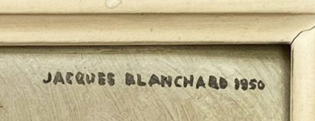 Signature of Jacques Blanchard