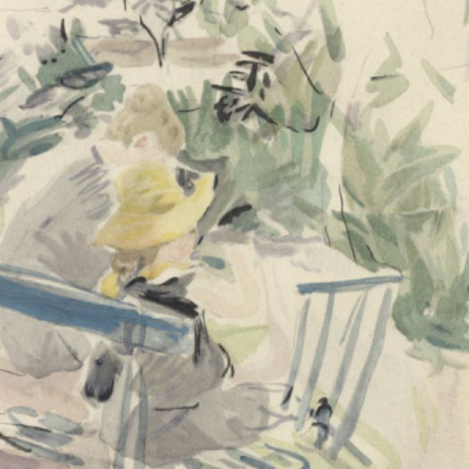 Berthe Morisot, watercolor