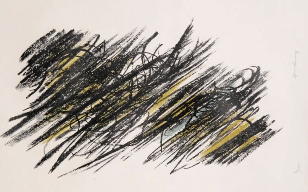 Hans Hartung, lithograph