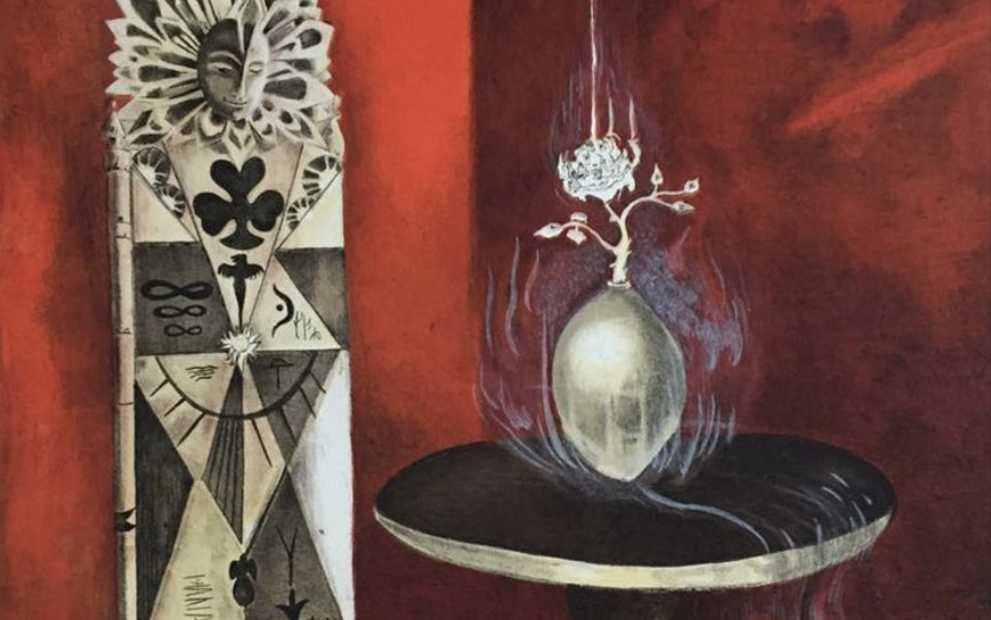 Leonora Carrington, huile sur toile