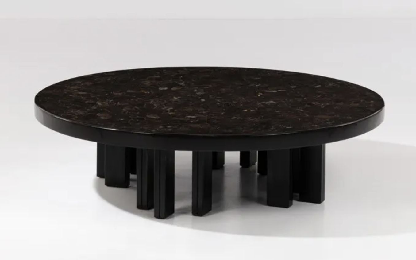 Fernand Dresse, table, mixed technique