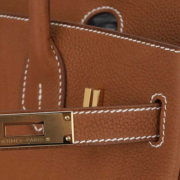 Birkin 30 Barenia, jeweler's details