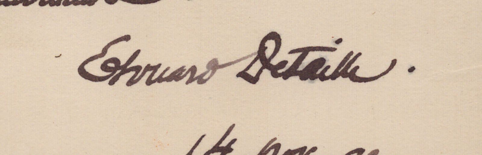 Signature de Édouard Detaille