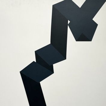 Vera MOLNAR (1924-2023), Extravagant Line A, Acrylic on canvas