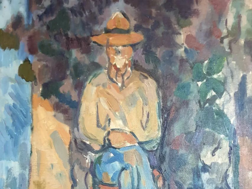 After Cézanne, oil on canvas