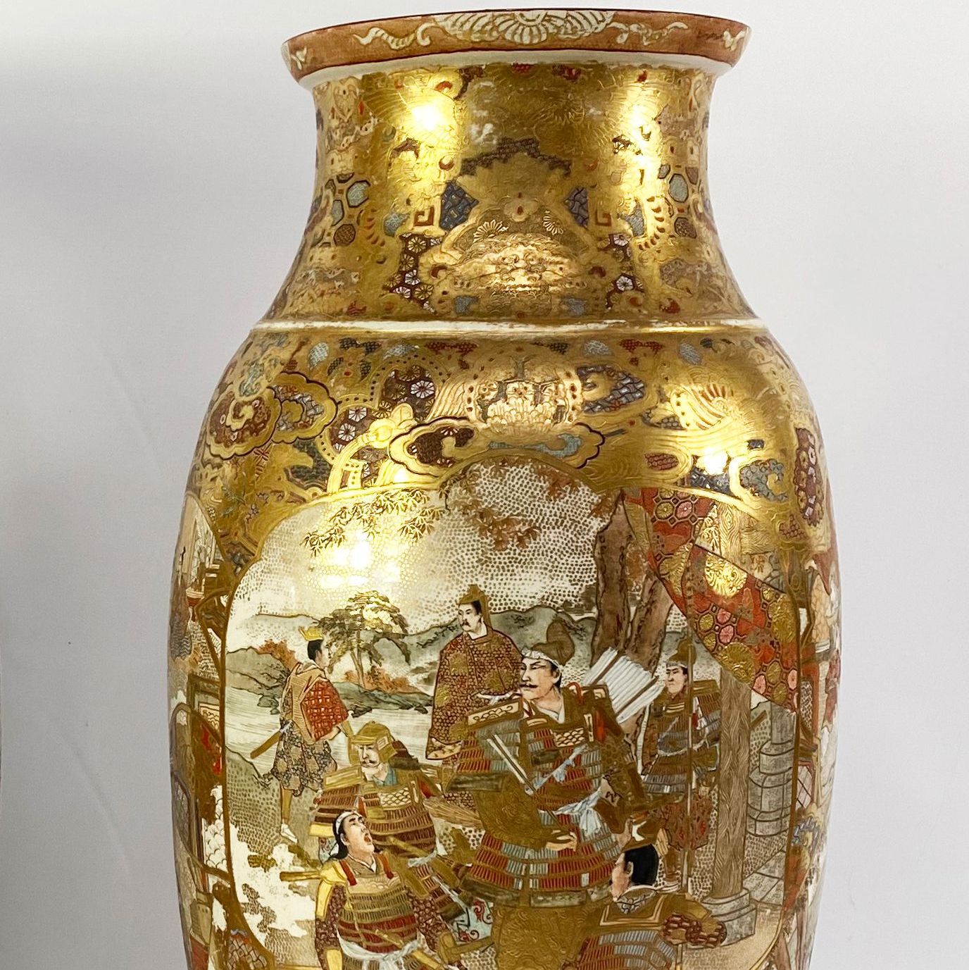 Satsuma porcelain vase, 19th century