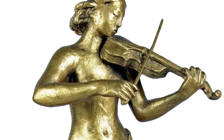 Hubert Yencesse, gilded bronze