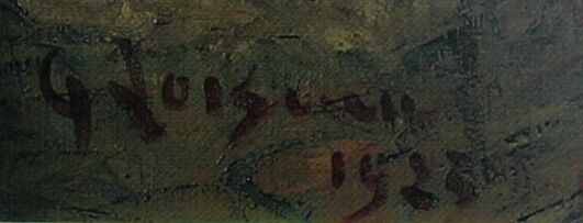 Signature of Gustave Loiseau