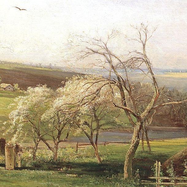 Alexei Savrassov, oil on canvas