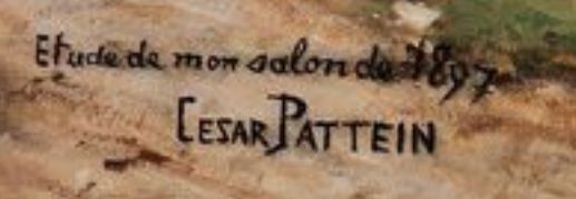 César Pattein's signature