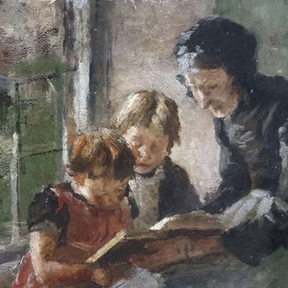 Fernand Cormon, huile sur toile