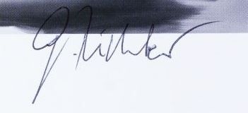 Gerhard Richter's signature