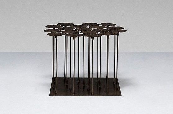 Hubert Le Gall, Marguerite table in bronze