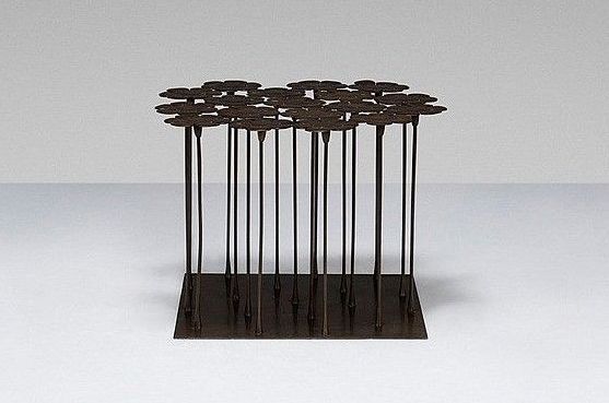 Hubert Le Gall, Marguerite table in bronze