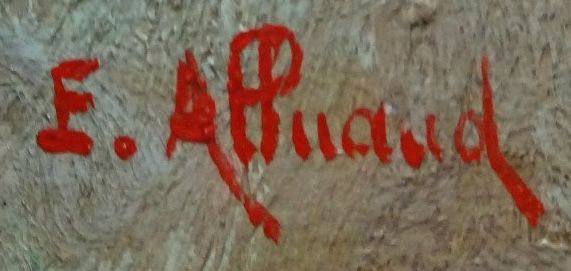 Signature of Eugène Alluaud