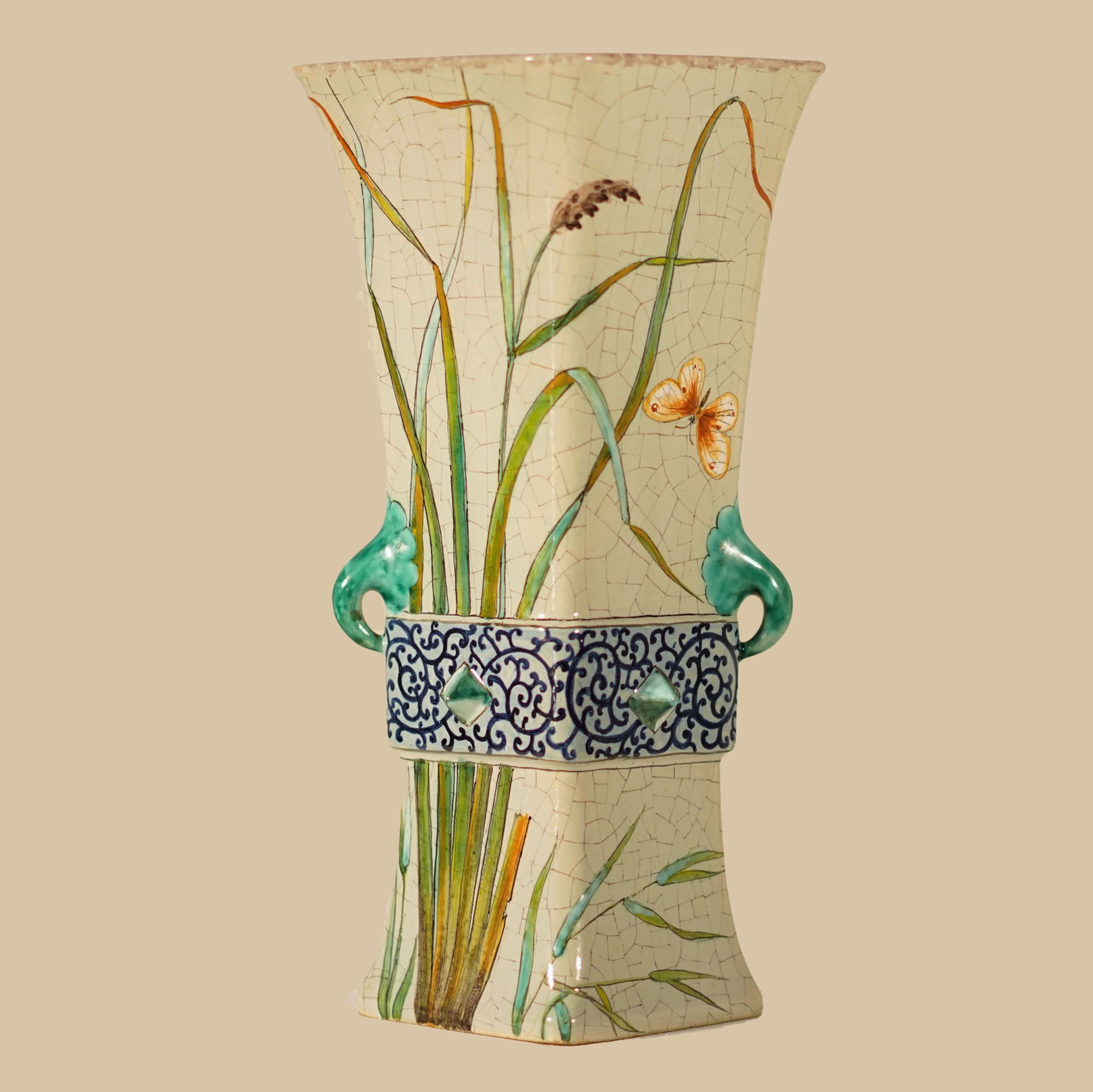 Emile Gallé - Earthenware vase