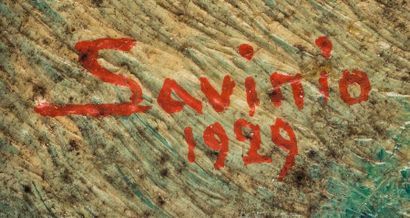 Savinio's signature