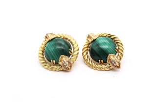 Chaumet, boucles d'oreilles en or