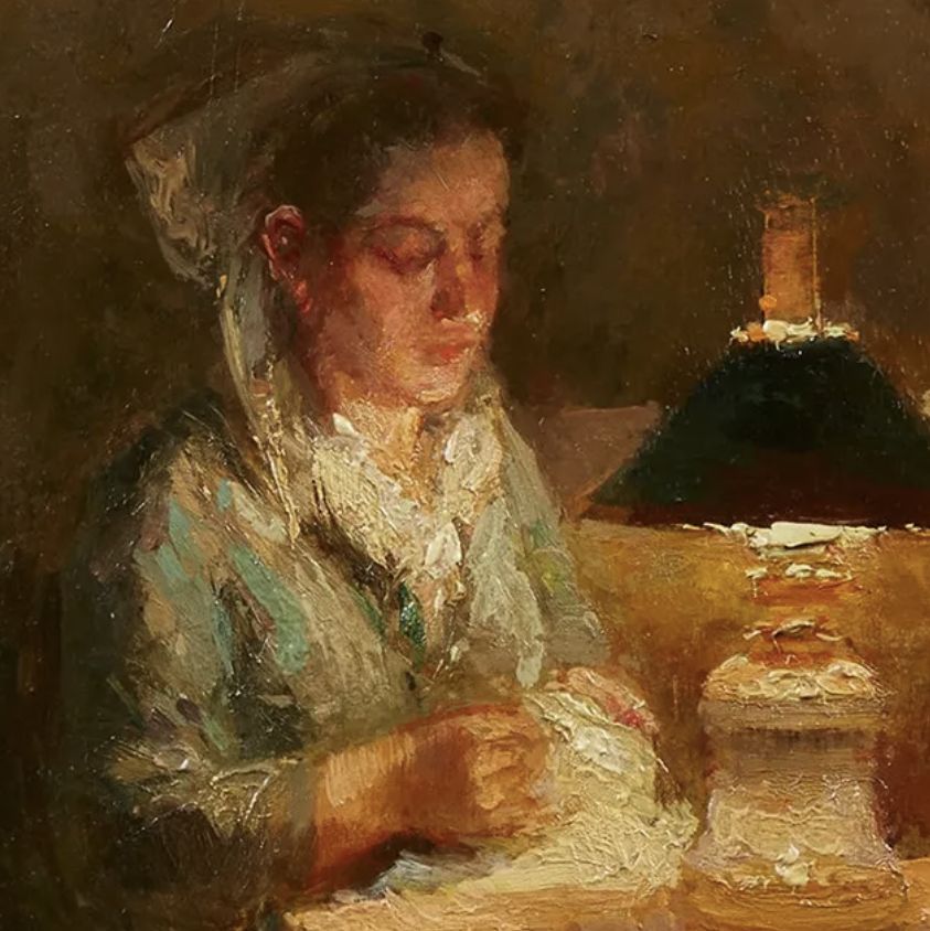 Édouard Cortès, oil on canvas