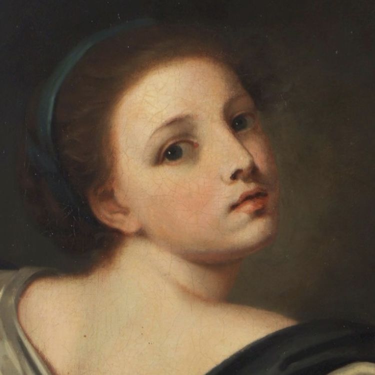 D'après Constance Mayer, huile sur toile