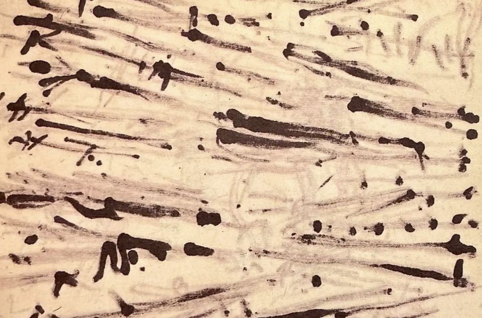 Jackson Pollock, ink drawing