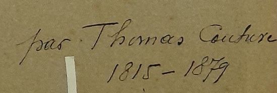 Thomas Couture's signature