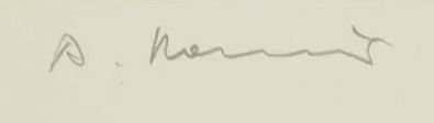 Arnulf Rainer's signature