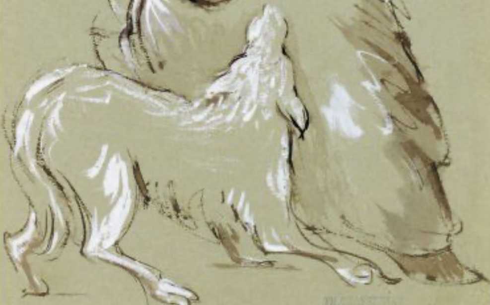 Chassériau, drawing