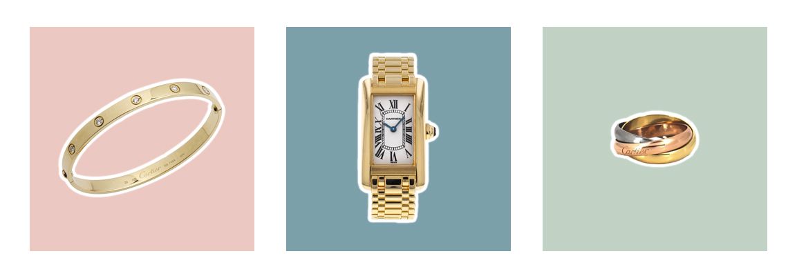 Cartier jewelry sold at auction