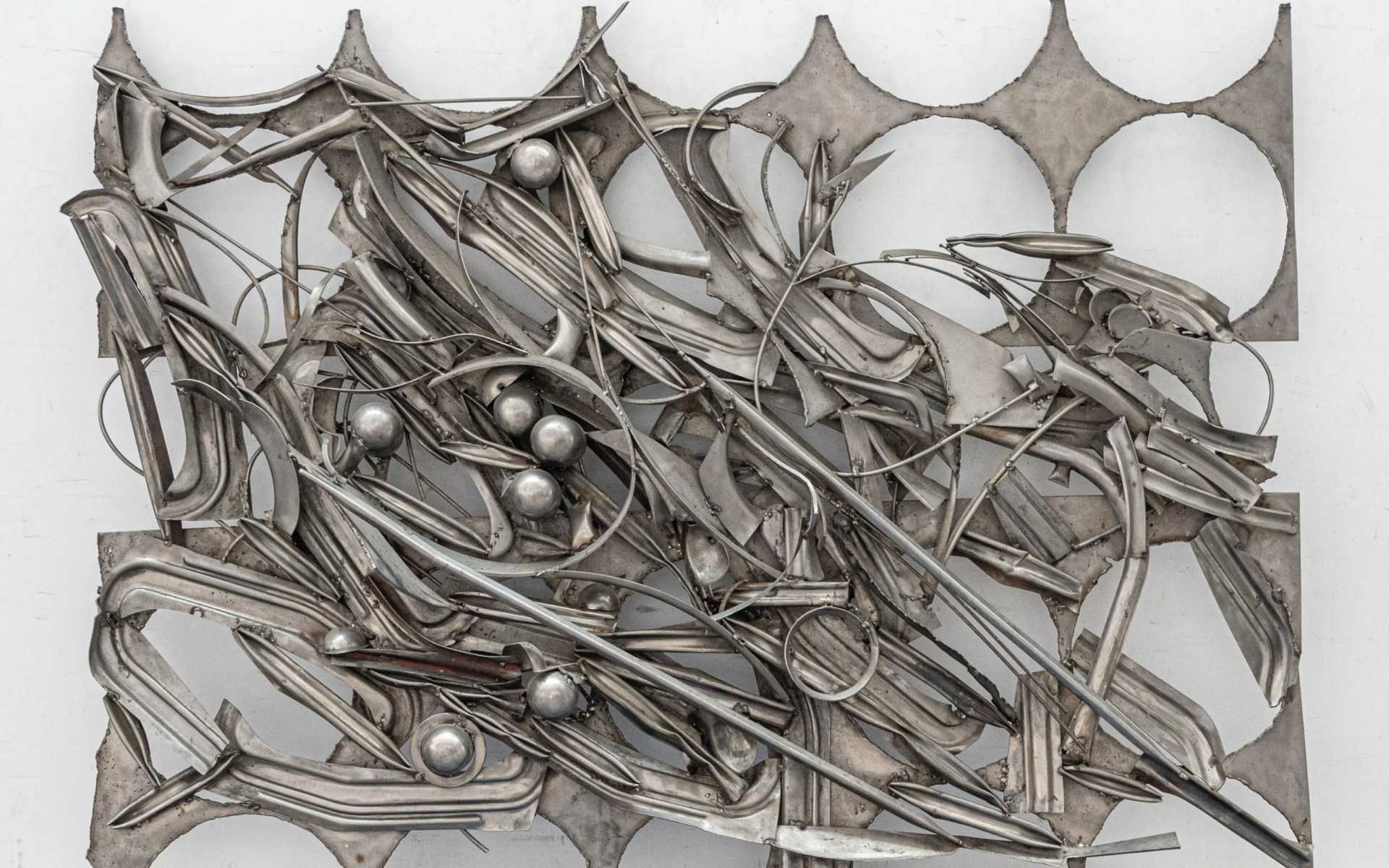 Albert Féraud, sculpture en acier