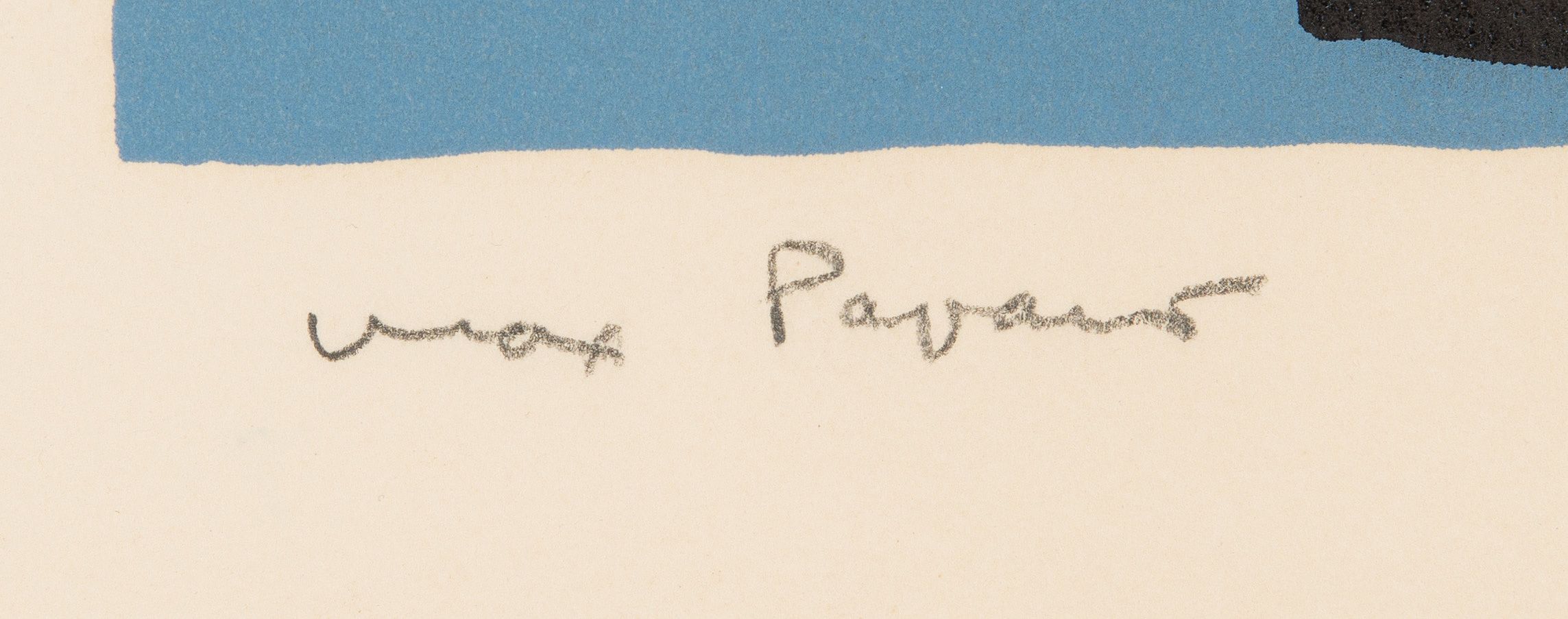 Signature of Max Papart