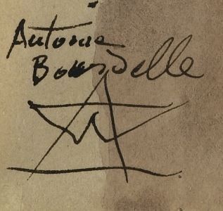 Signature of Antoine Bourdelle