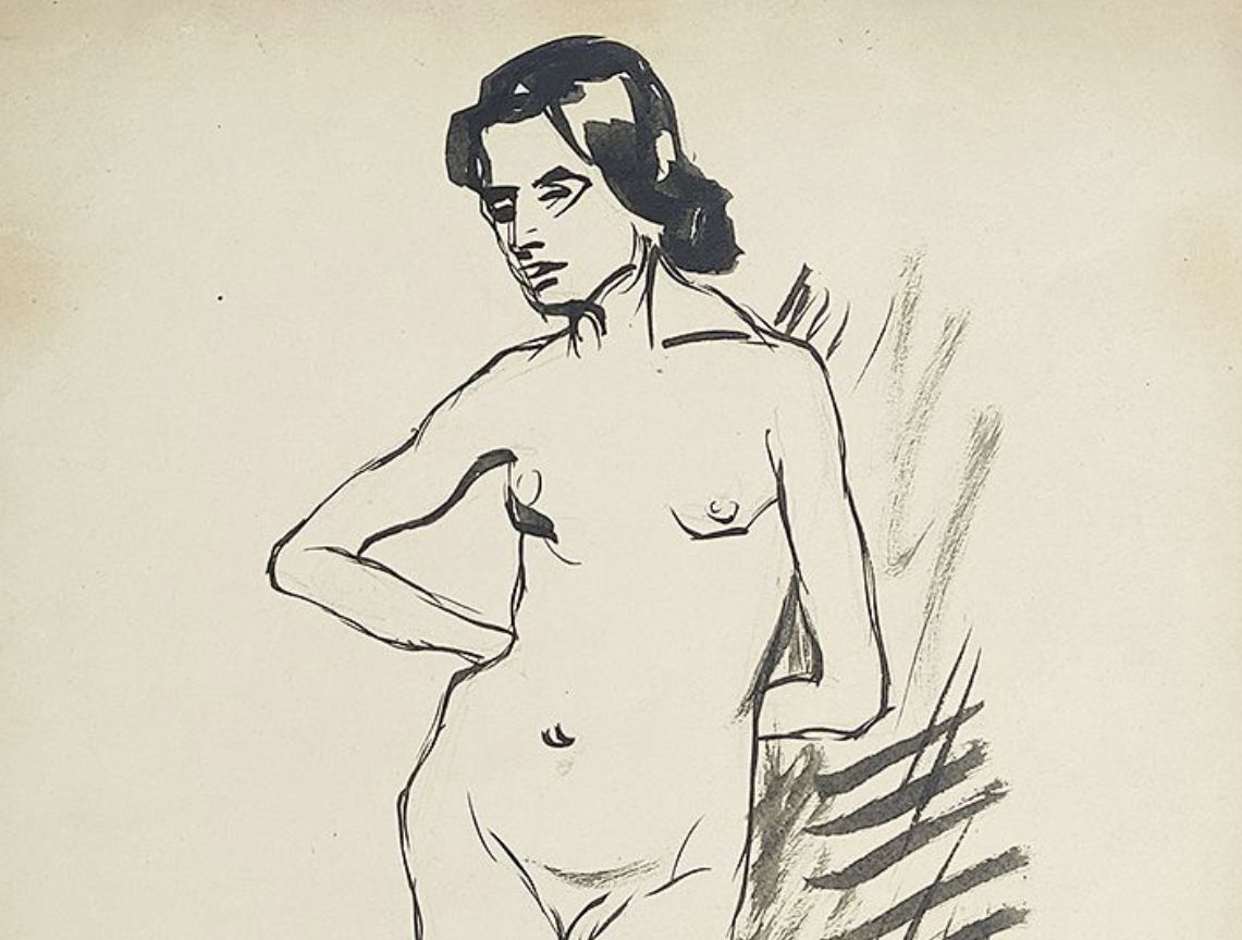 Helene Funke, drawing