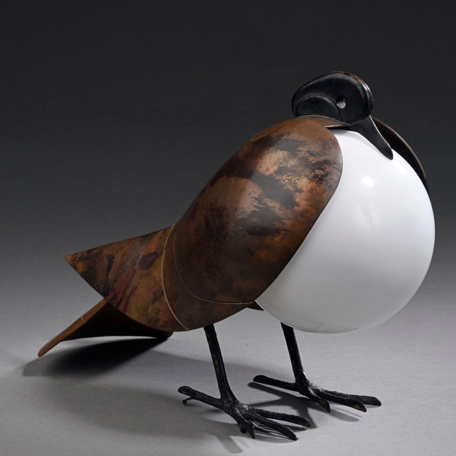François-Xavier Lalanne, pigeon lamp