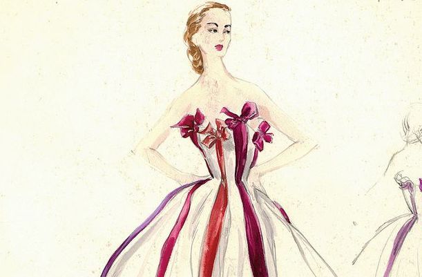 Schiaparelli, watercolor