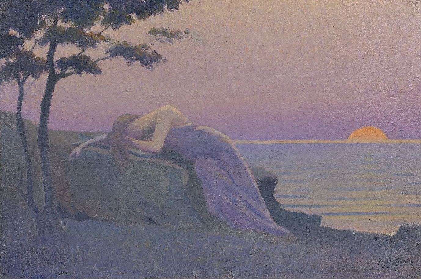 Alphonse Osbert, oil on canvas