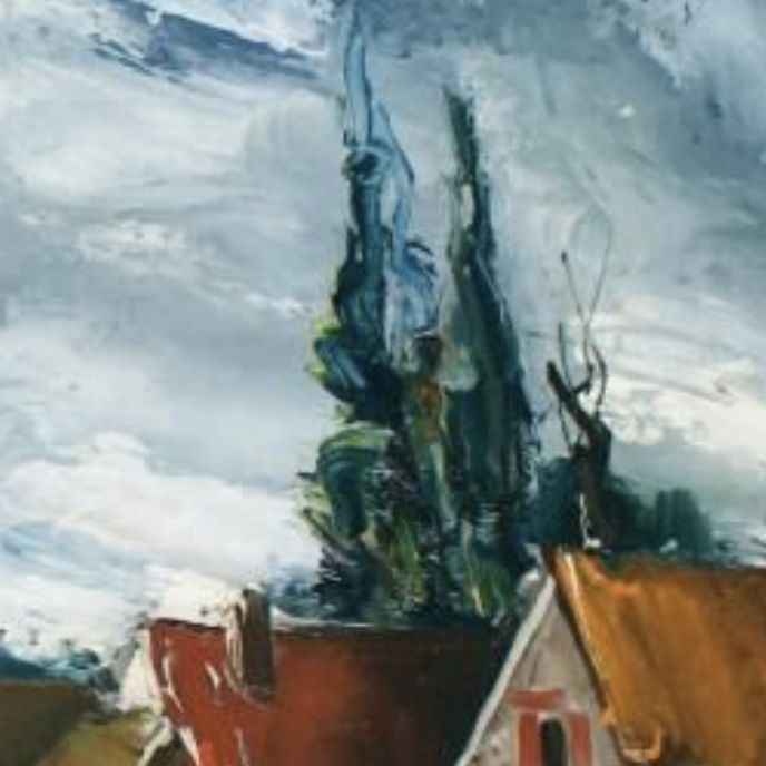 Maurice Vlaminck, watercolor (detail)