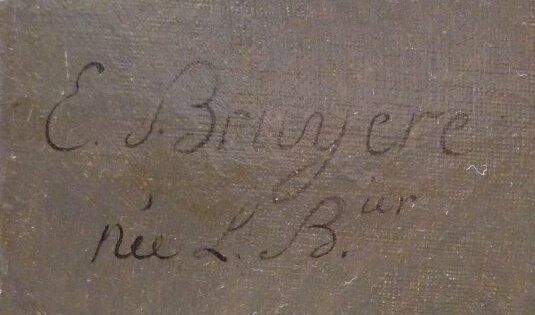 Signature of Élise Bruyère